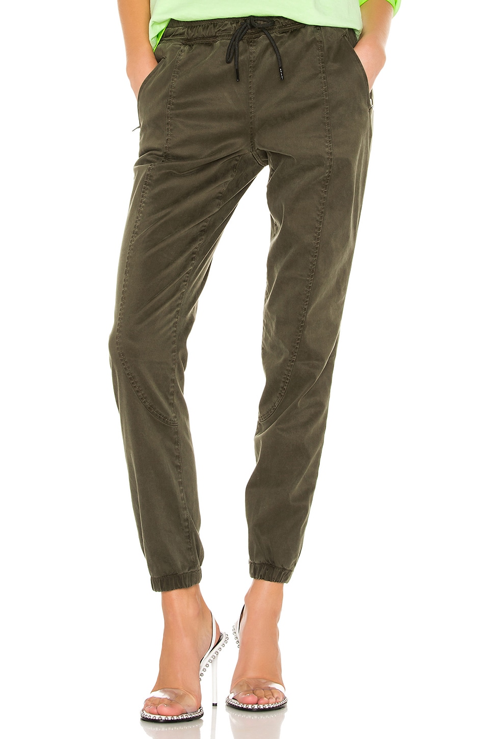 COTTON CITIZEN London Zip Jogger in Palm | REVOLVE