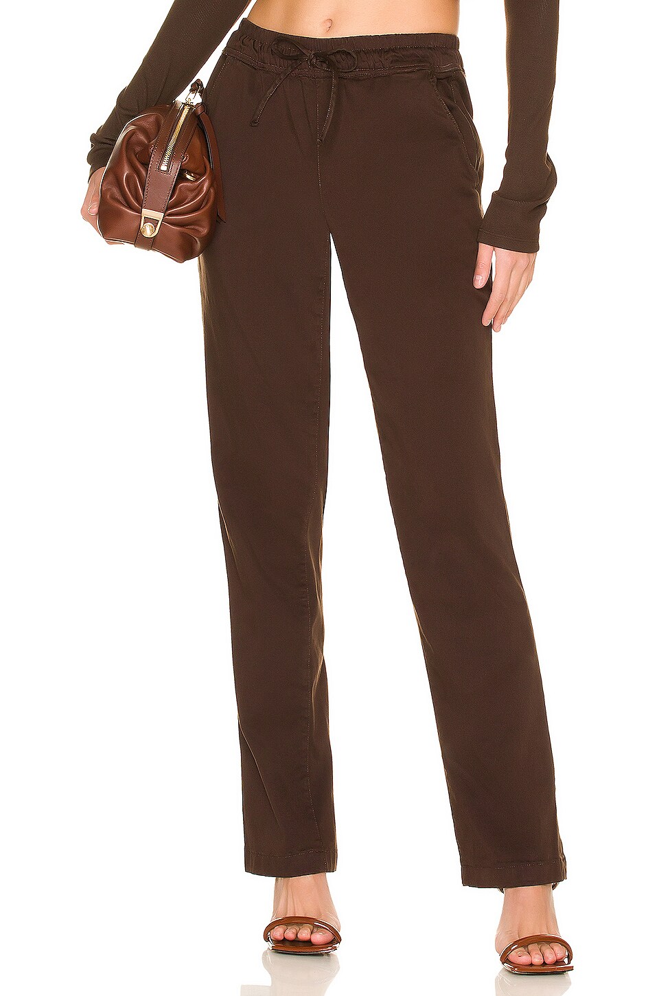 COTTON CITIZEN The London Trouser in Espresso REVOLVE
