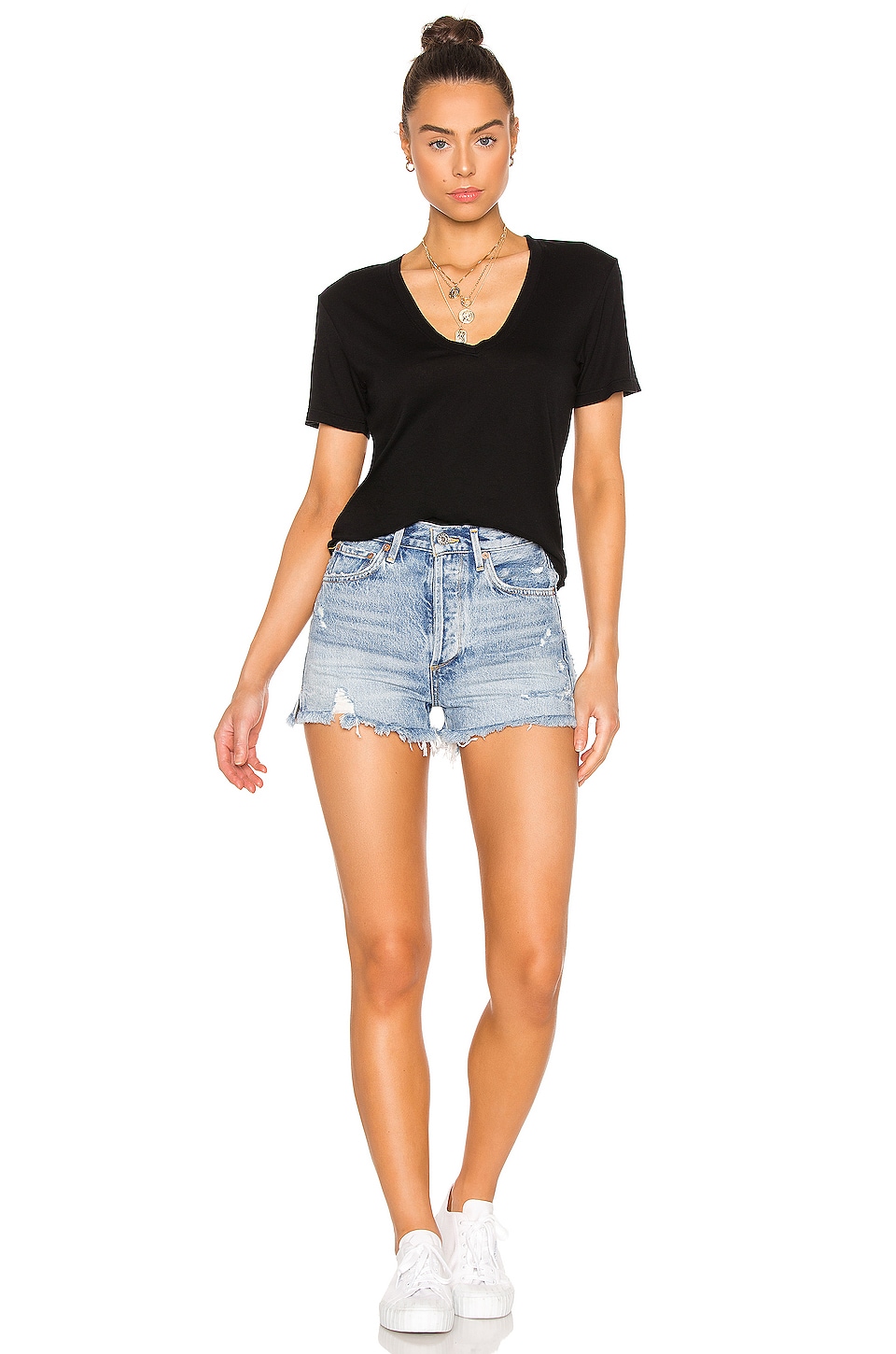 Cotton Citizen Classic V Neck Tee thumbnail