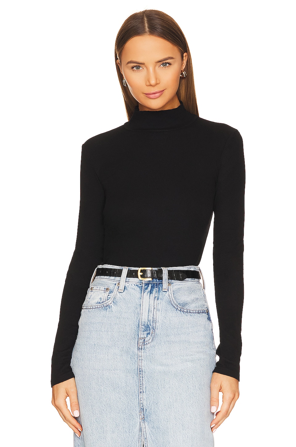 COTTON CITIZEN Verona Turtleneck in Jet Black | REVOLVE