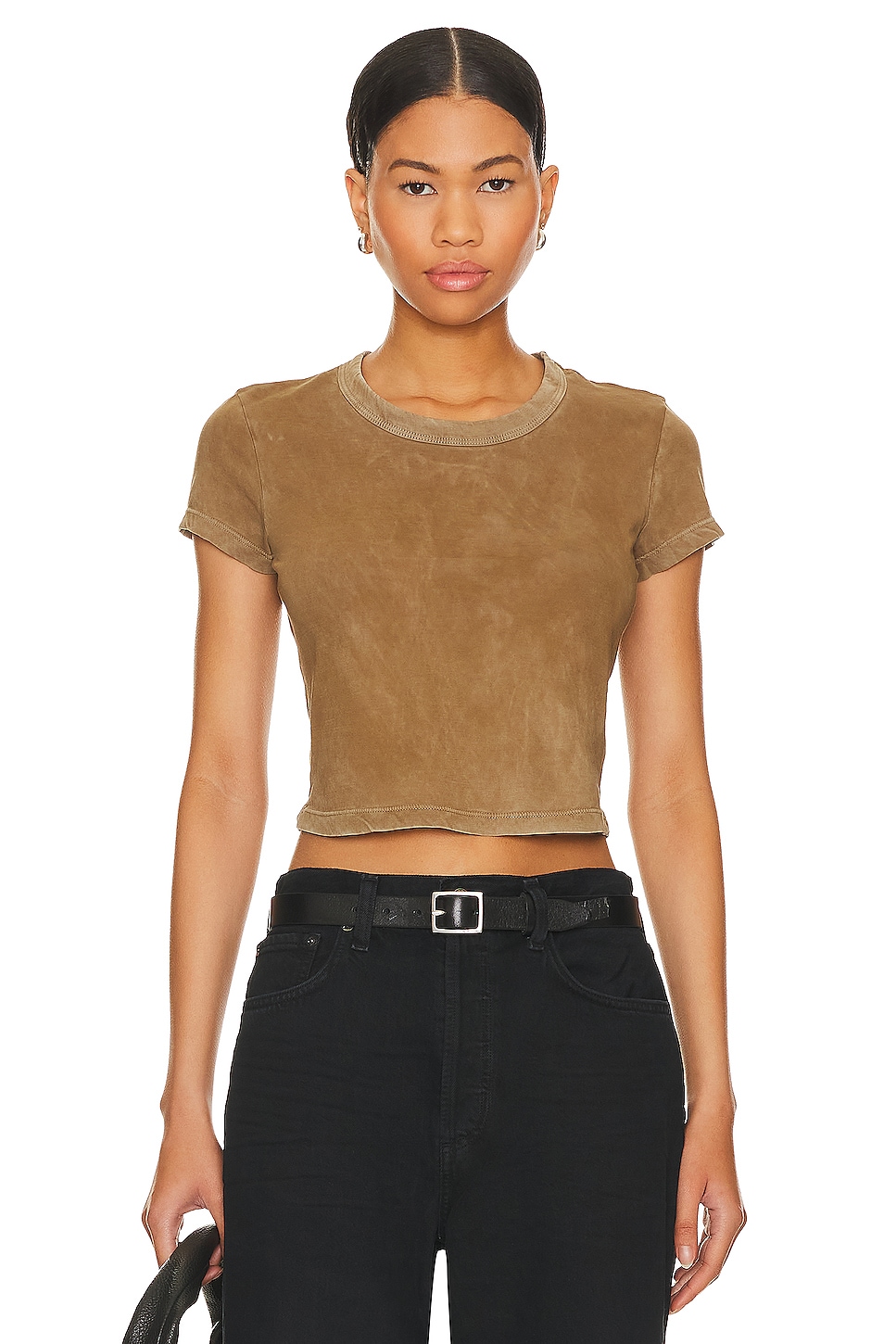 COTTON CITIZEN Standard Baby Tee in Vintage Camel REVOLVE