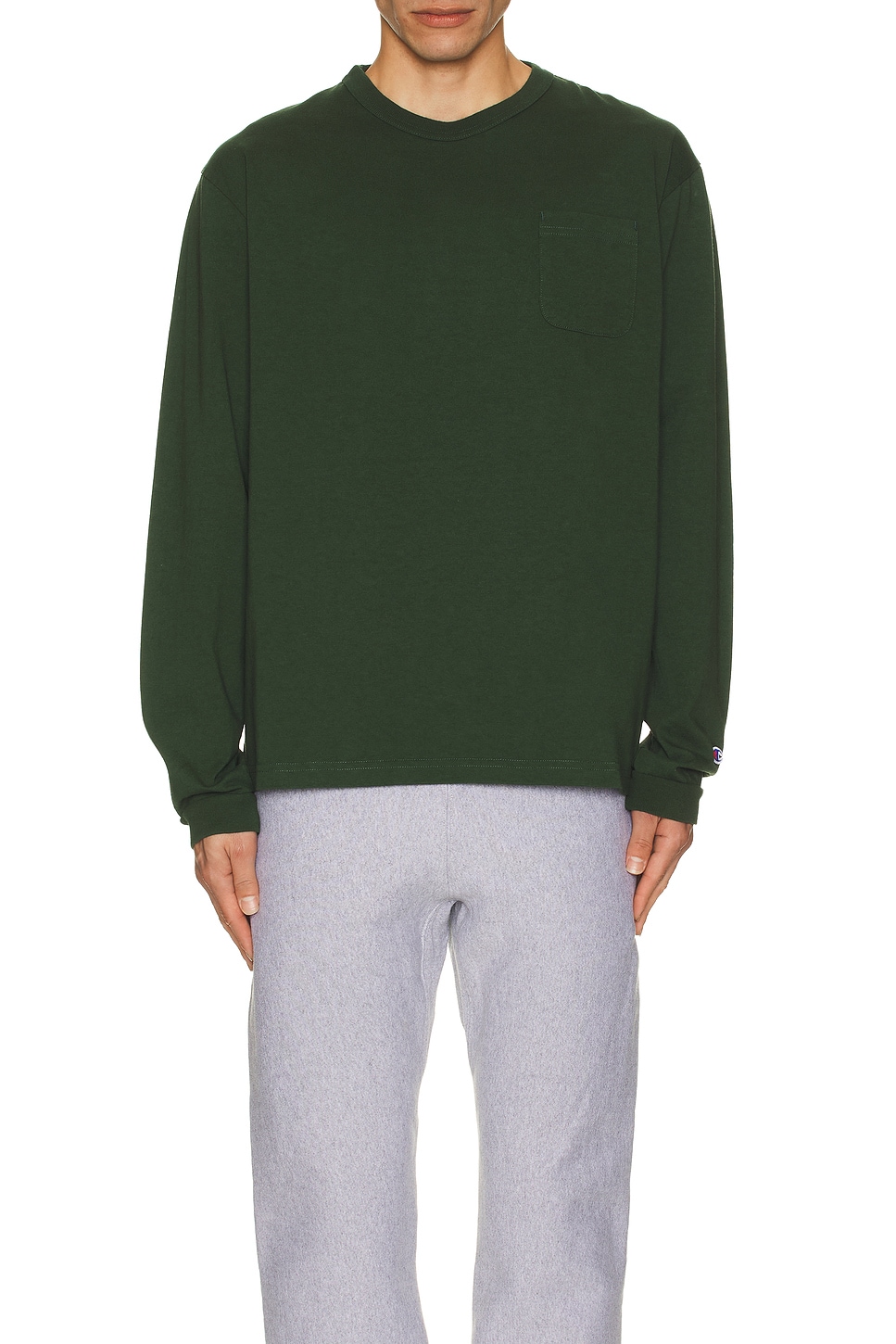 USA Long Sleeve Pocket Tee - Thumbnail 3