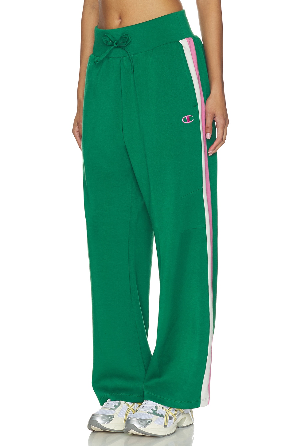 Tennis Court Wide Leg Track Pant
