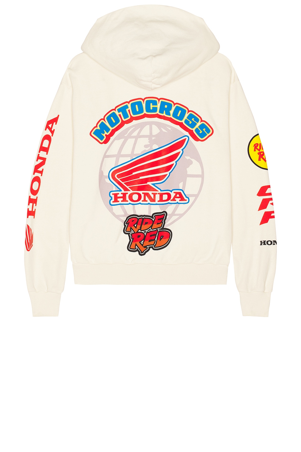 CPTN Apparel Victory Full Zip Hoodie in Natural | REVOLVE