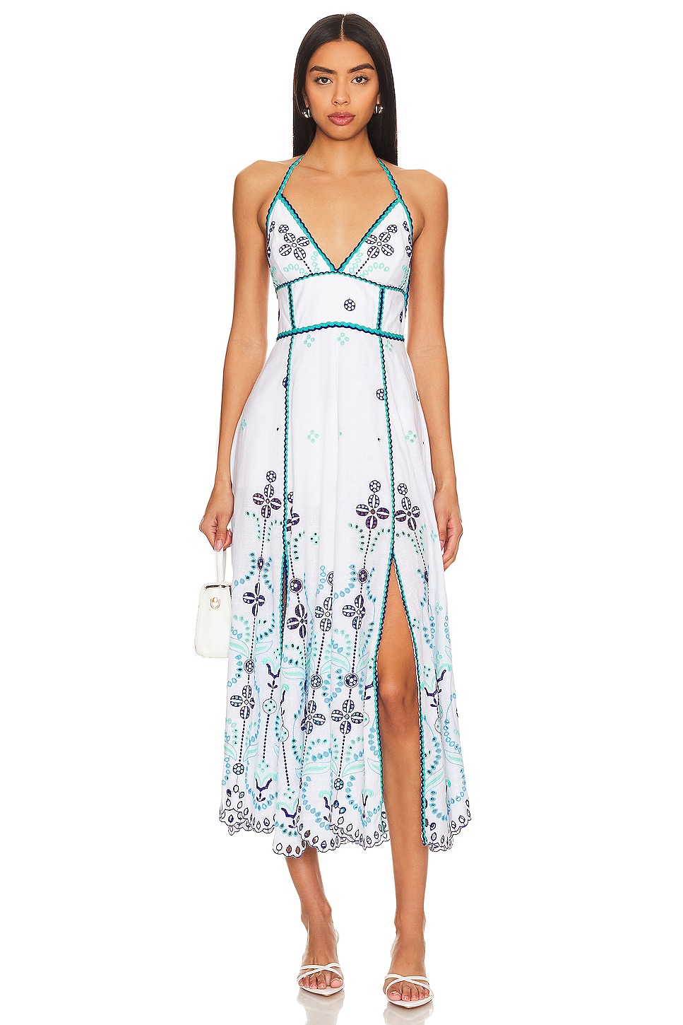 charo ruiz blue strapless dress Charo Ruiz Ibiza Dafelle Midi Dress main image 0