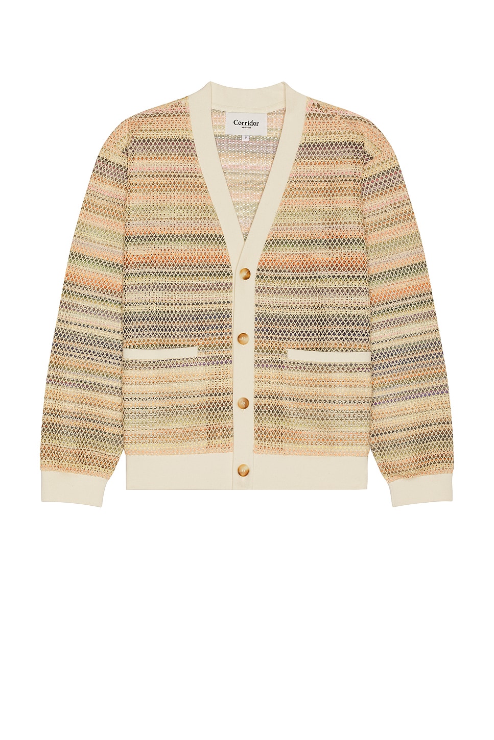 Rainbow Mesh Cardigan