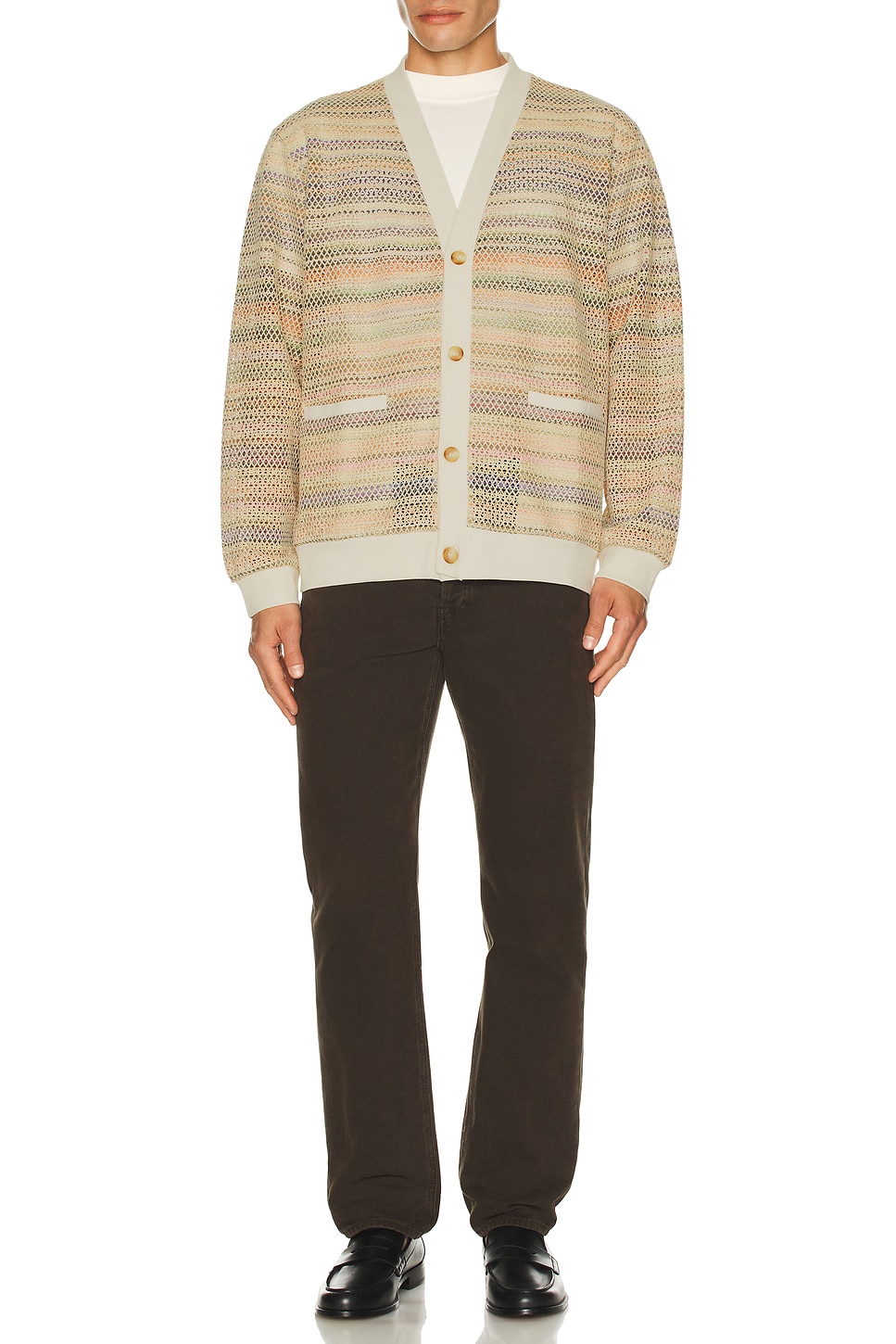 Rainbow Mesh Cardigan