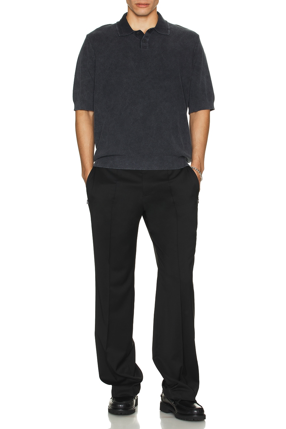 Rice Stitch Polo