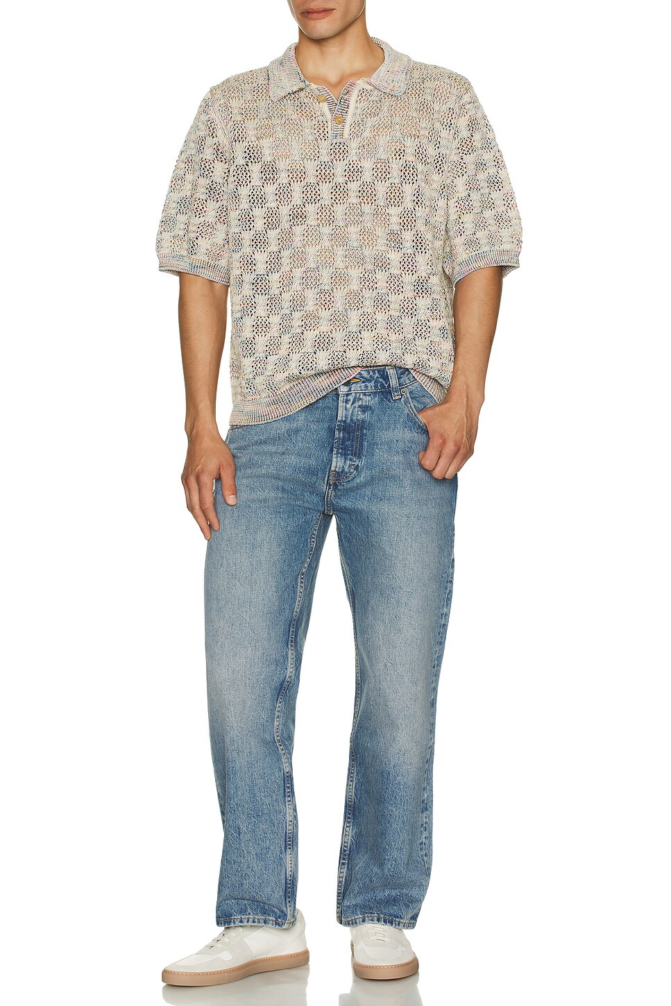 Cable Lace Polo