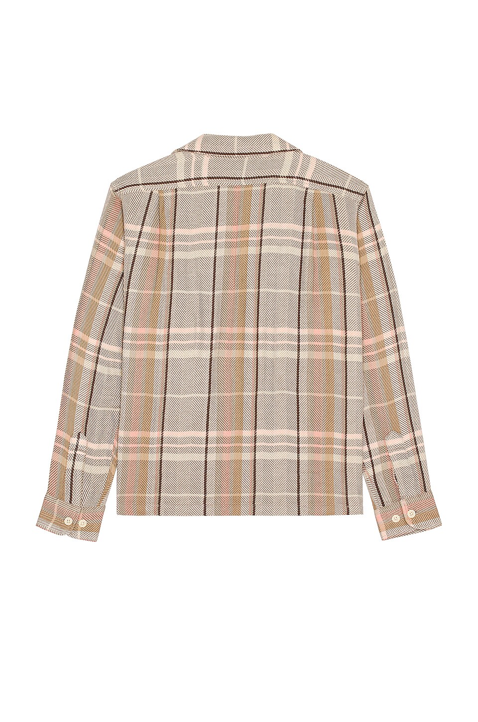 Corridor Acid Plaid CPO- Cactus Flower in White