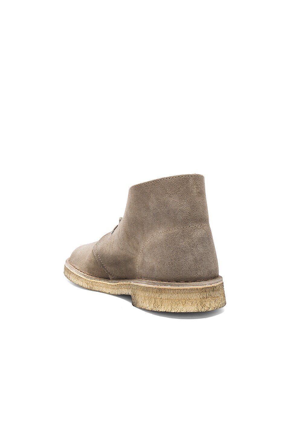 clarks distressed taupe desert boot