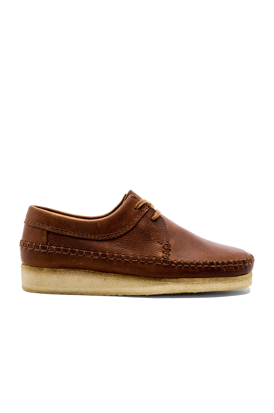 clarks weaver brown leather