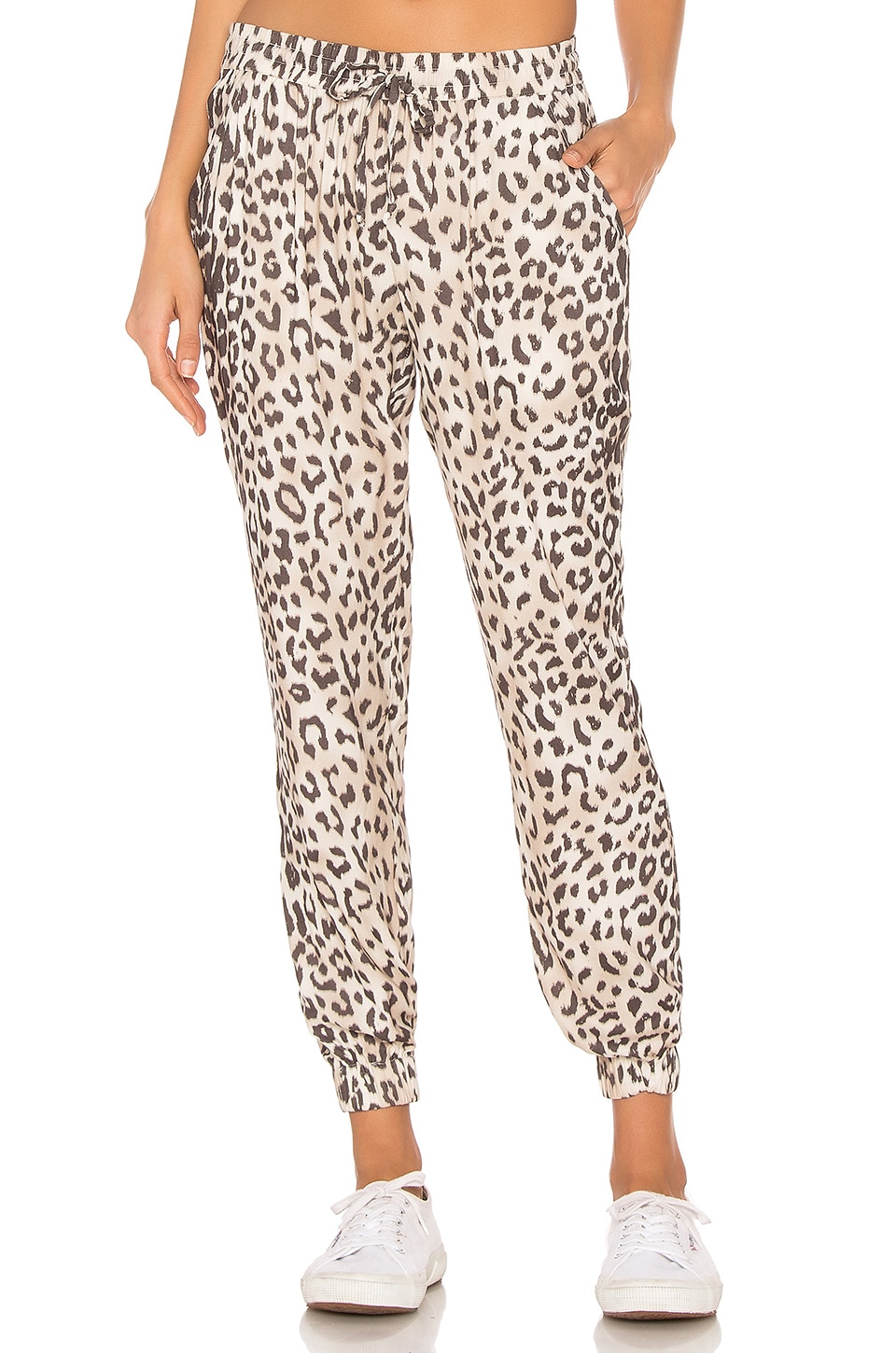 Chaser Zipper Pocket Jogger in Animal Print | REVOLVE