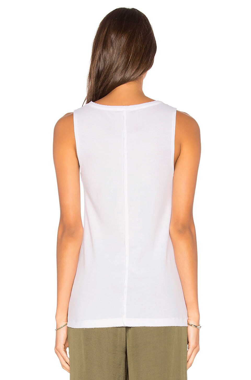 scoop rib knit tank