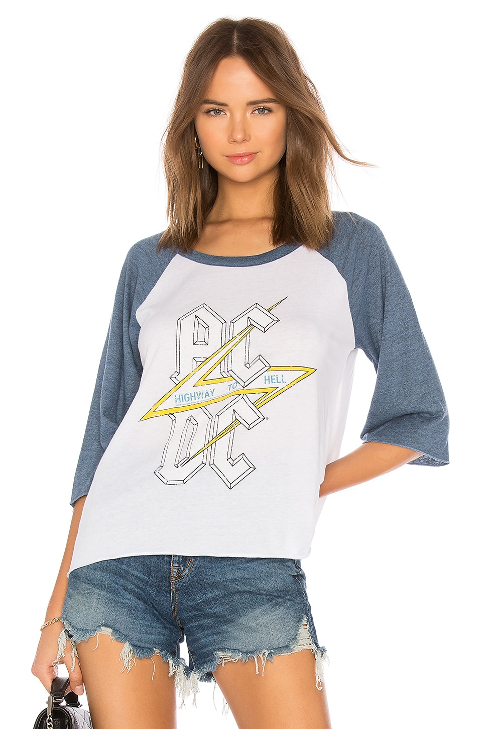 New AC/DC tee highway to hell punk tee L /XL ;;;