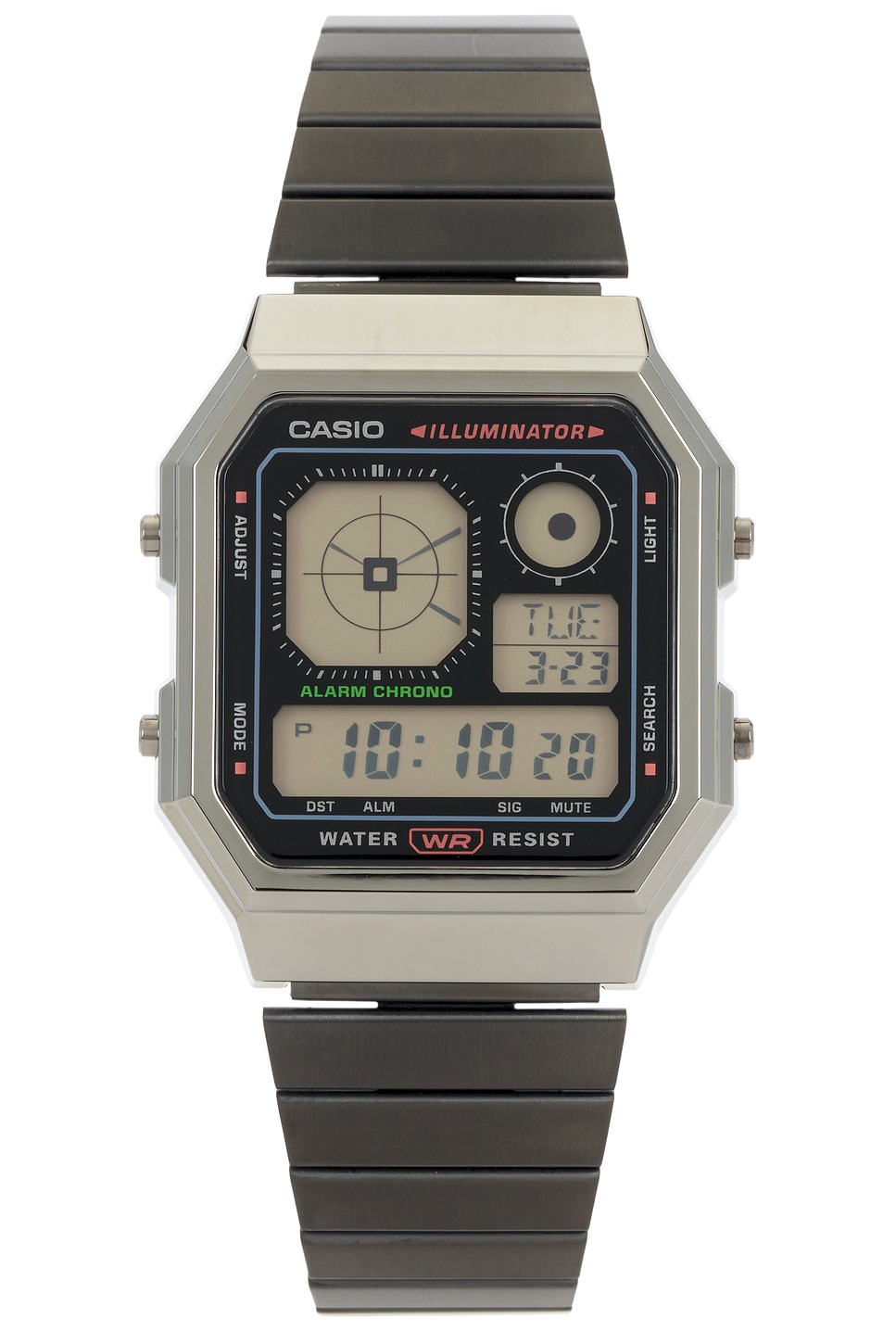 予約販売 Casio A130 Series Watch in Metal Gunmetal | REVOLVE 時計