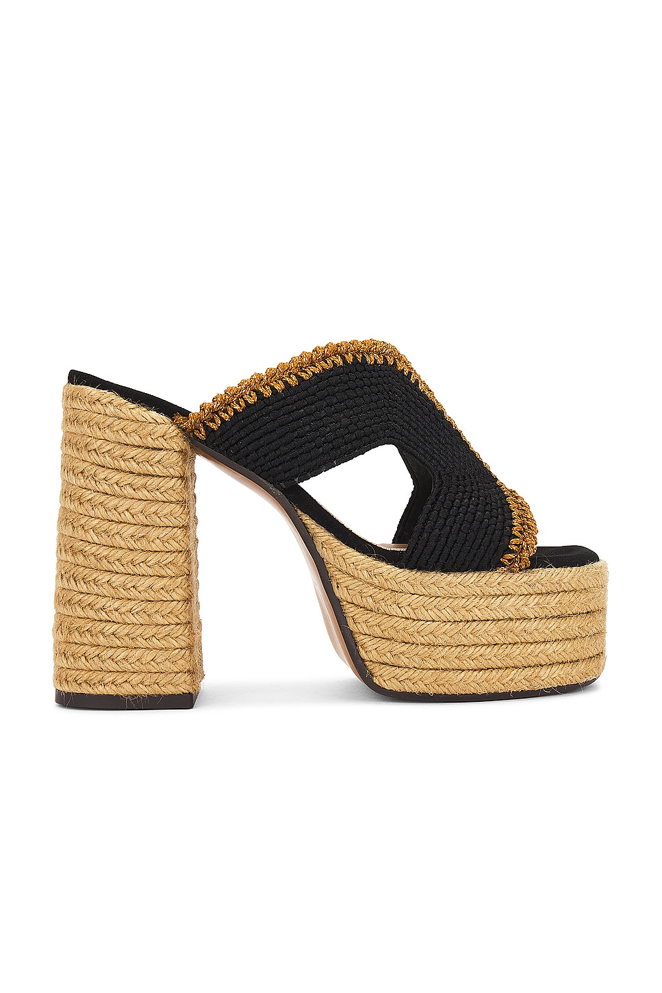 Castaner Ferny Sandal in Black REVOLVE