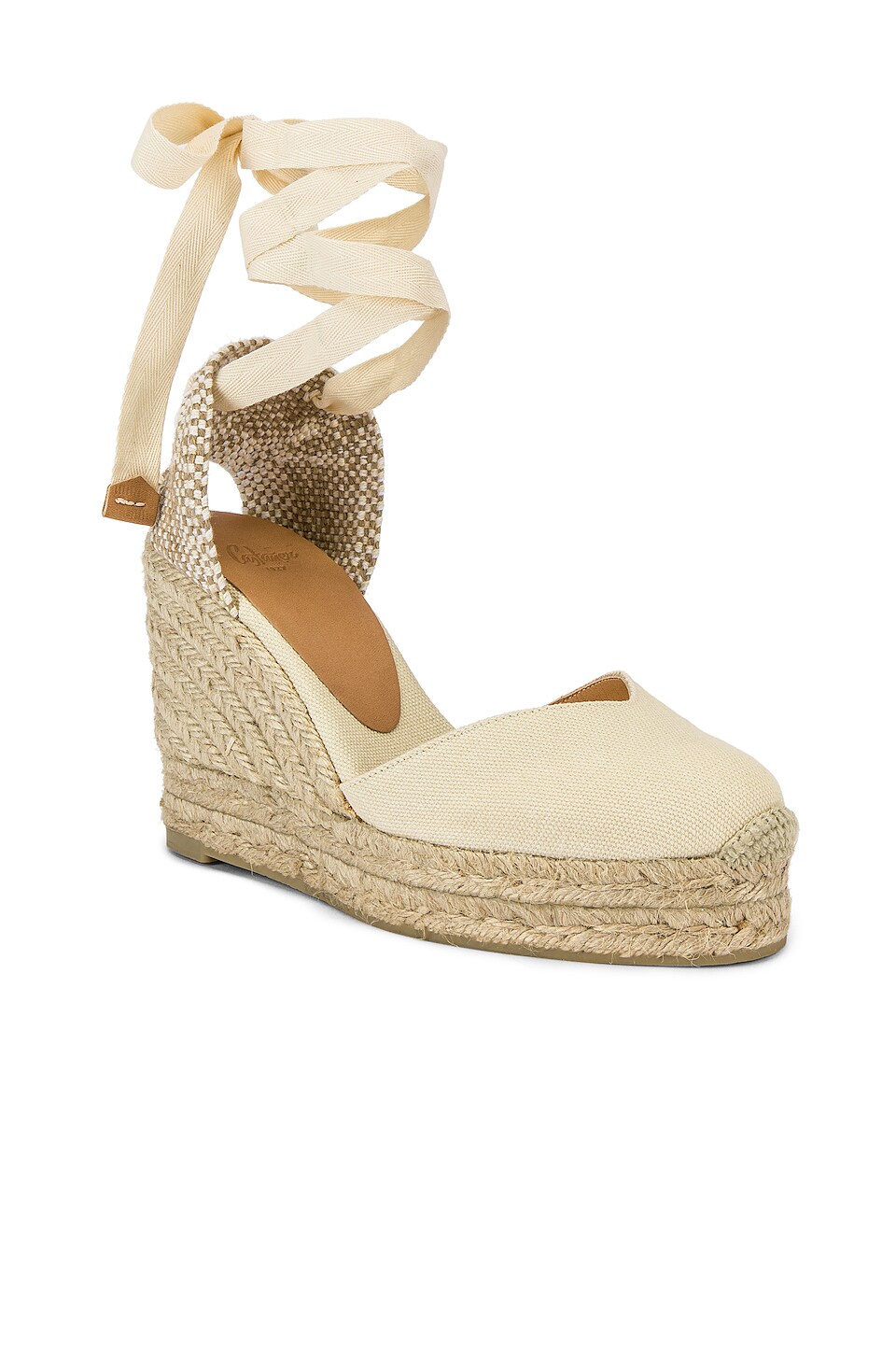 Castaner Chiara Wedge in Ivory