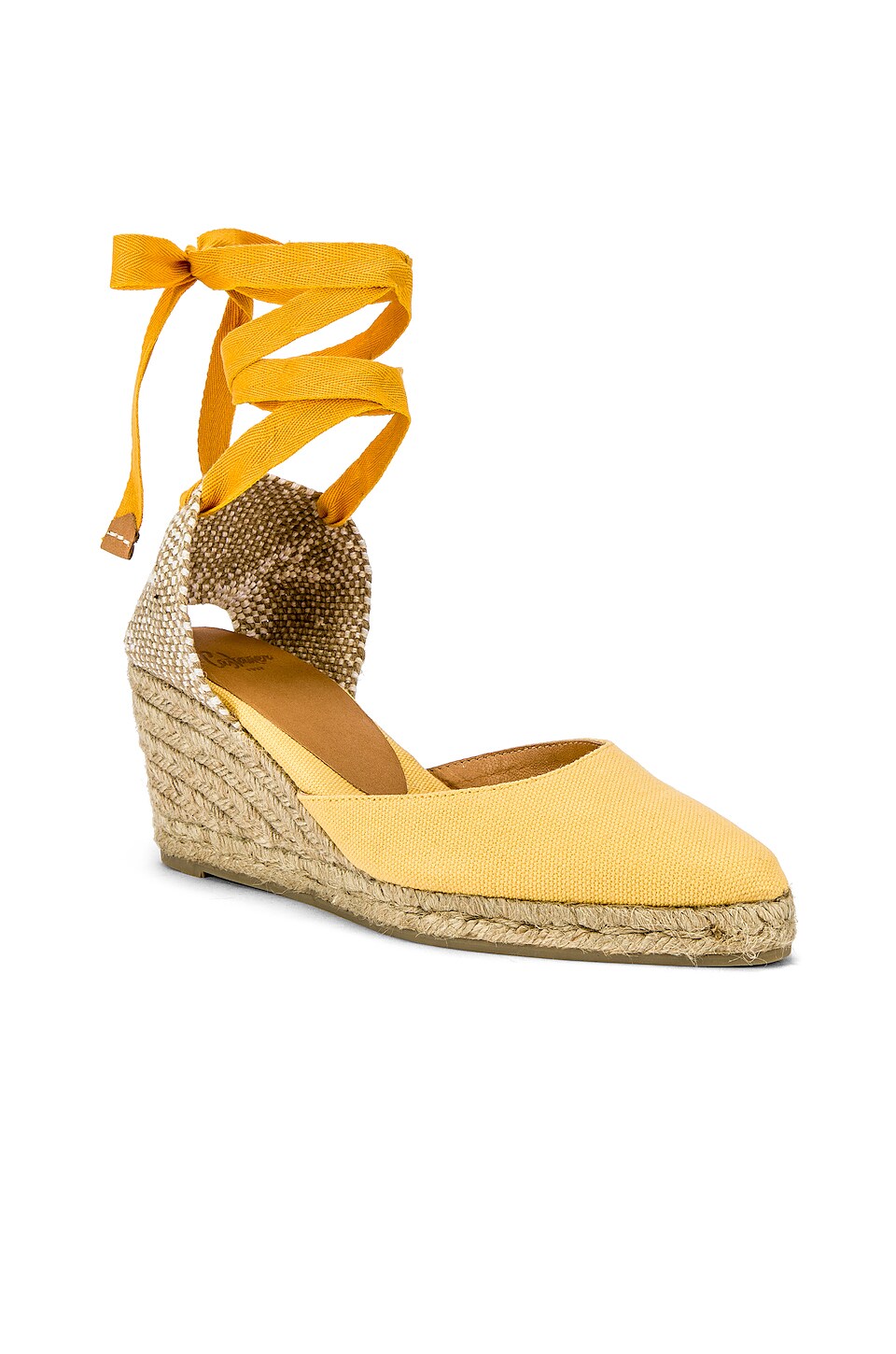 Castaner Joyce Wedge in Yema | REVOLVE