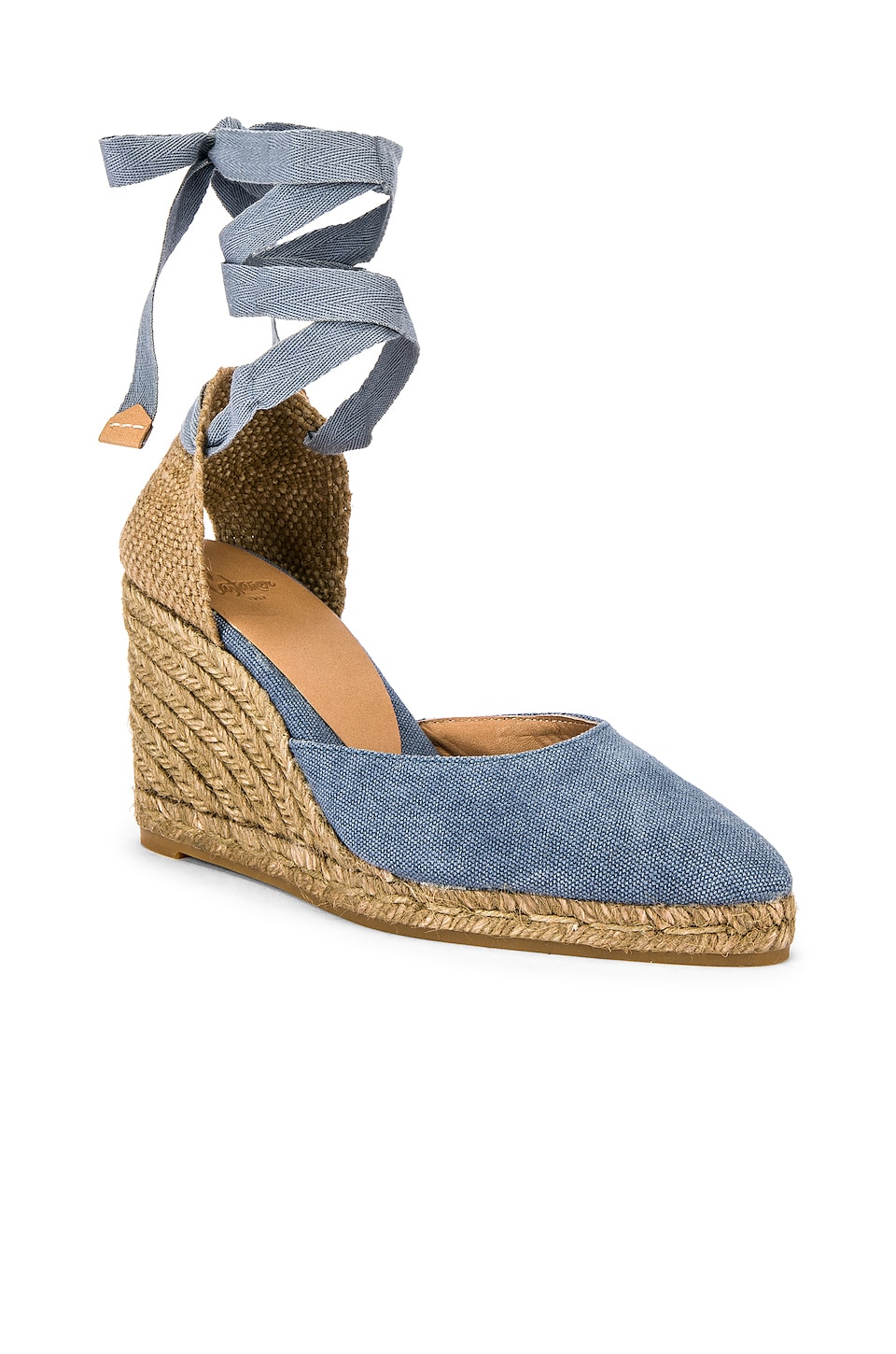 Castaner Joyce Wedge in Jeans Claro | REVOLVE