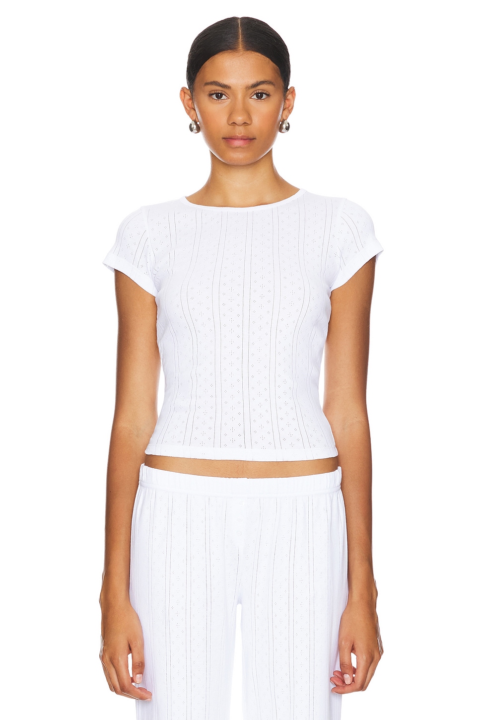 トップス cou cou the baby Tee regular White Cou Cou Intimates The Regular Baby Tee in White | REVOLVE