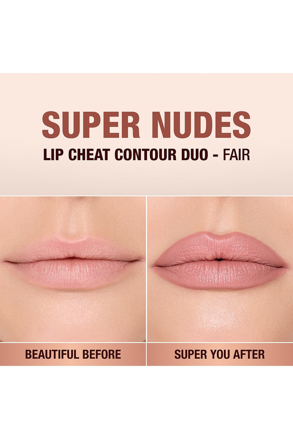 Charlotte Tilbury SUPERNUDES LIP CHEAT DUO（REVOLVE）