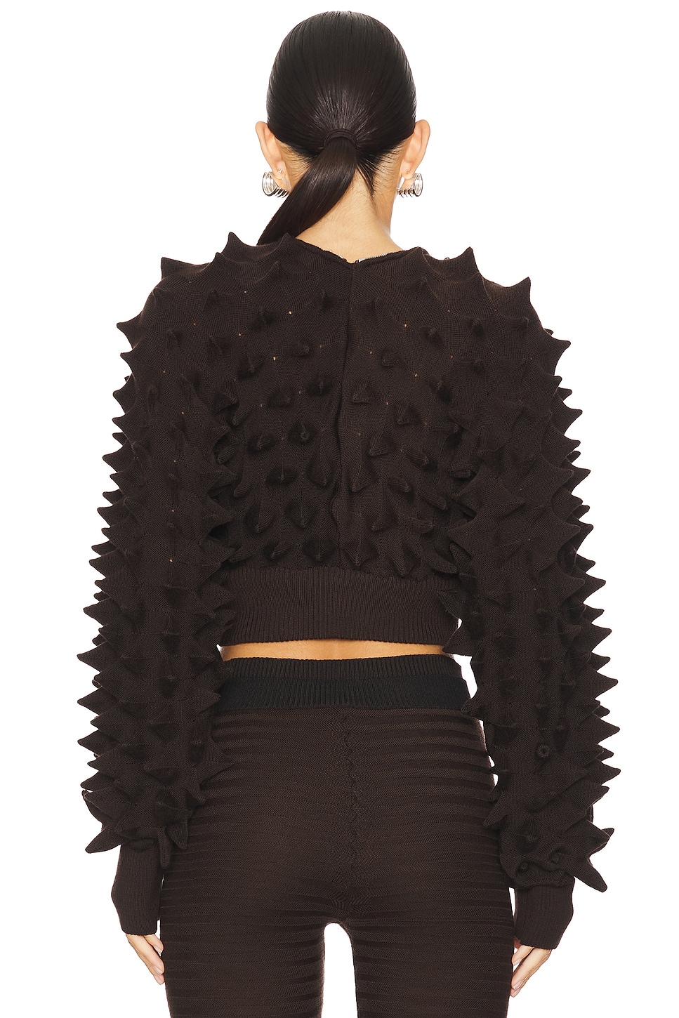 CHET LO Maxi Spike Batwing Cardigan thumbnail