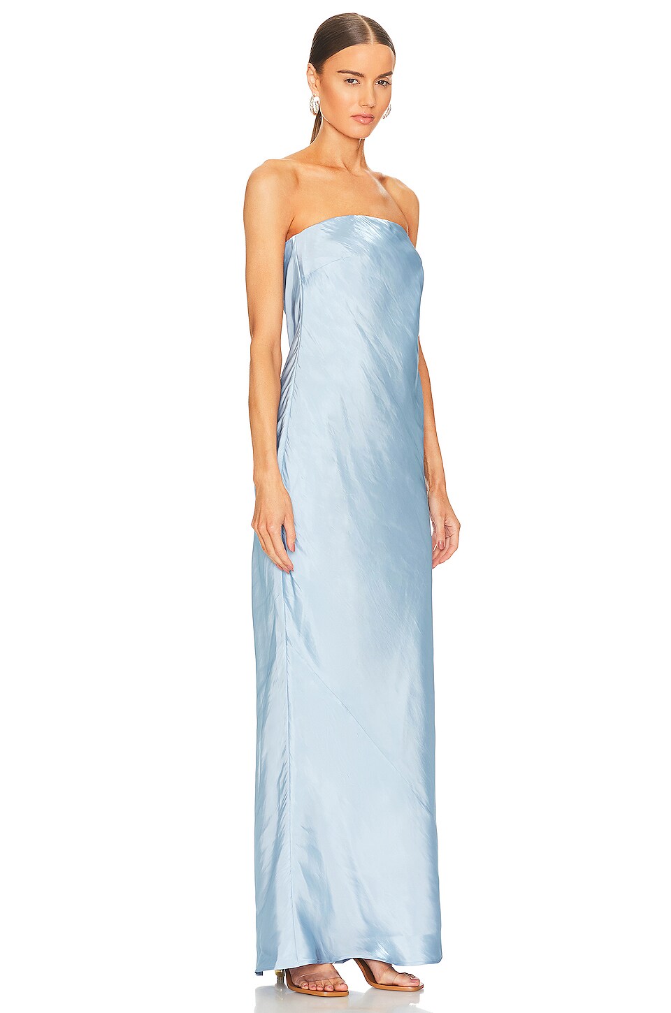 Cult Gaia Perla Gown in Ice Blue