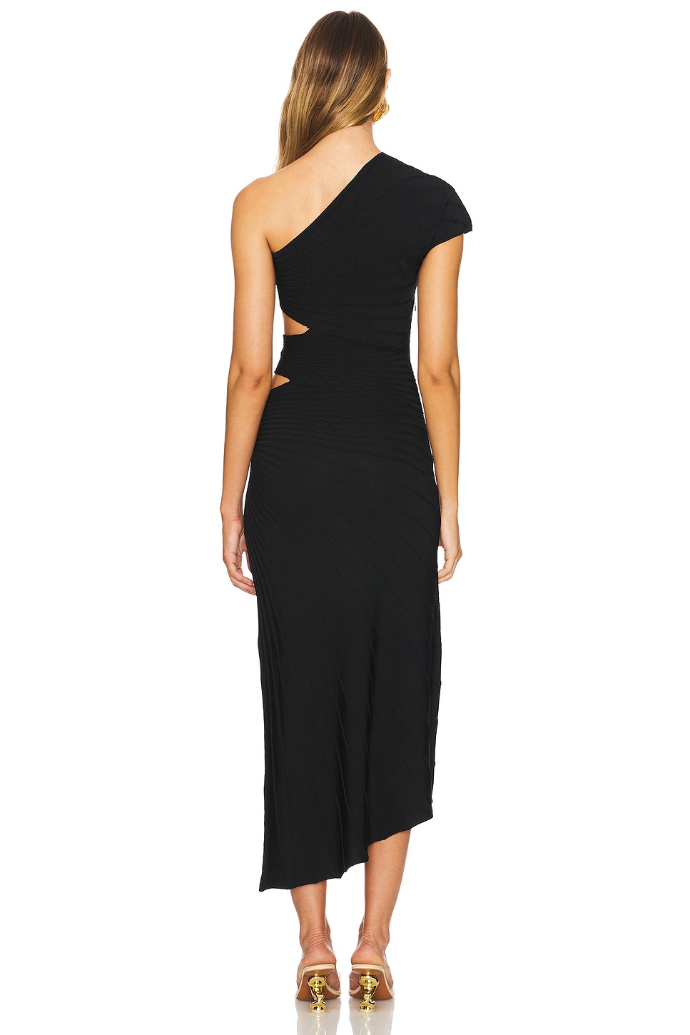 lurenz knit dress Cult Gaia Midi in Black Bin-100219-SD1