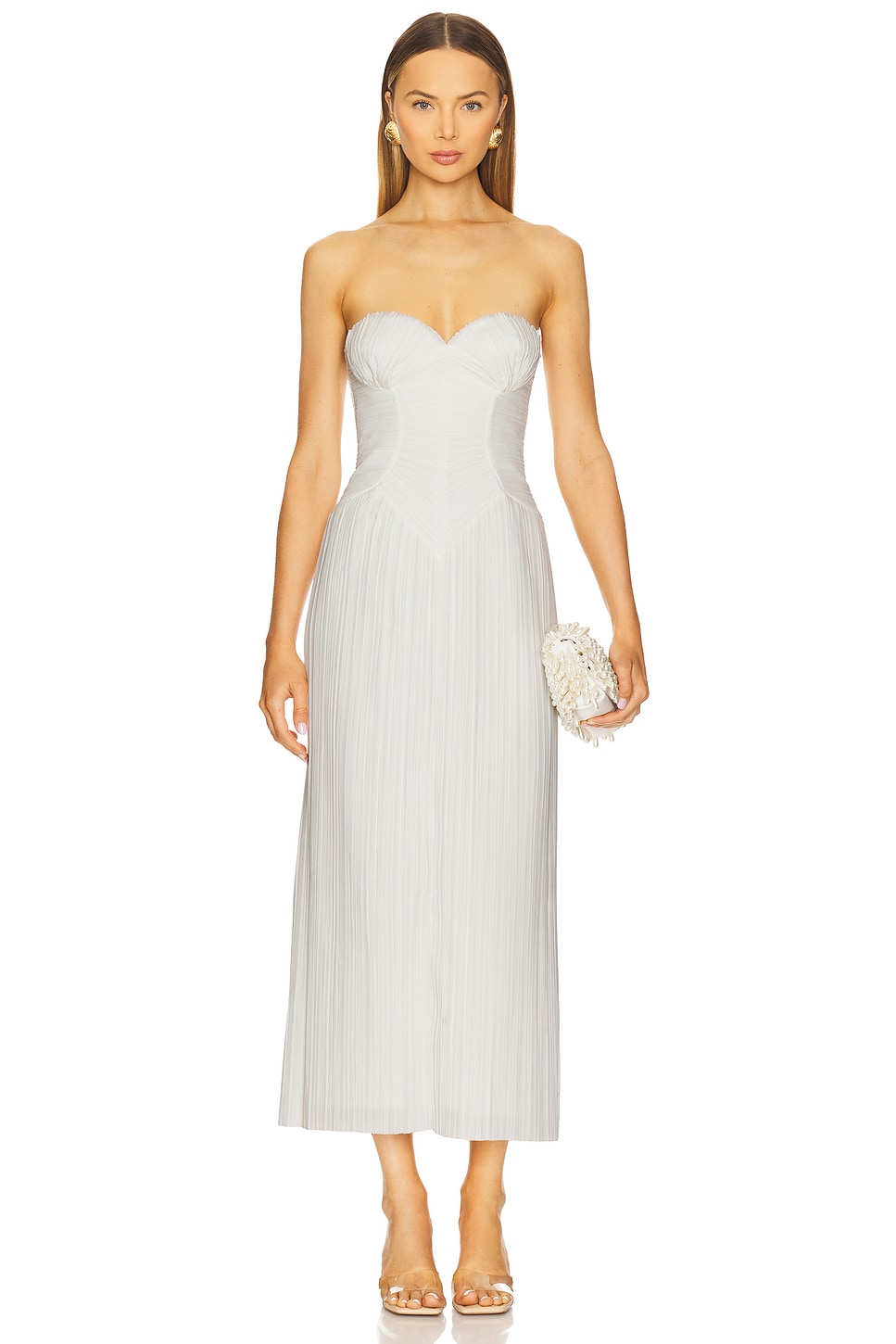 Cult Gaia Ashika Gown in Off White | REVOLVE