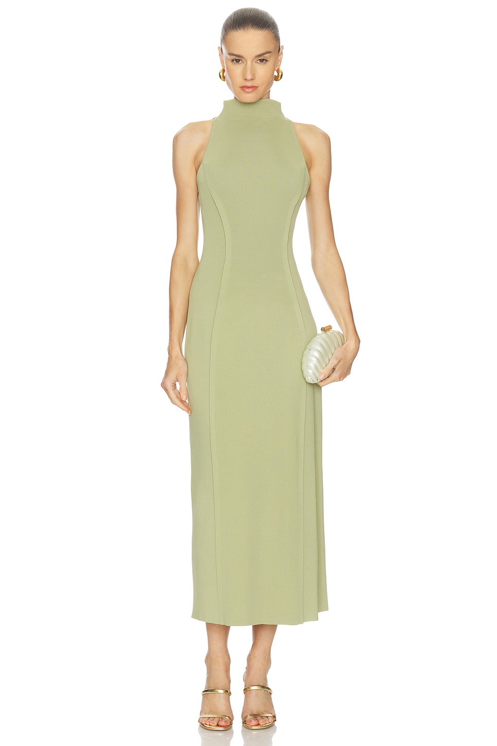 knitted dress knee length CHRYSTA KNIT DRESS