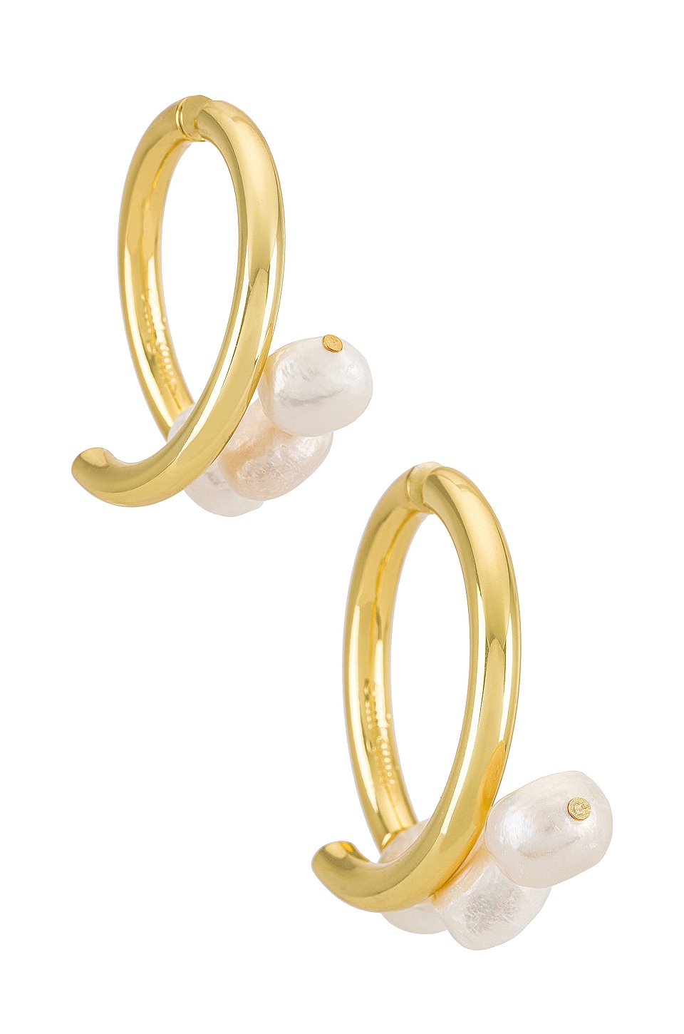 Cult Gaia Laguna Earring in Walnut