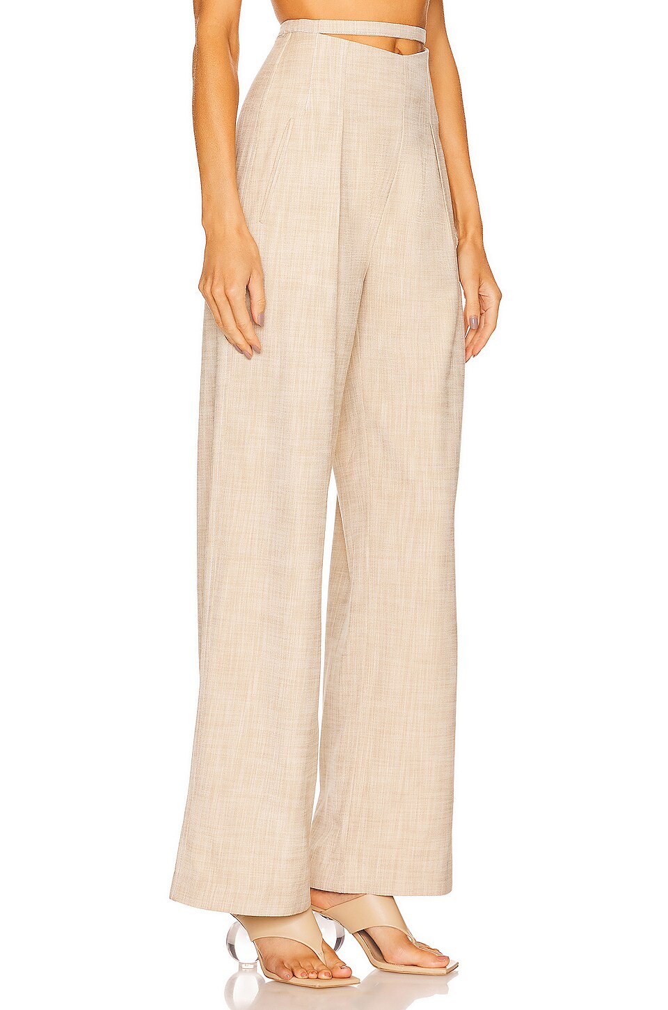 Cult Gaia Tasha Pant in Ecru