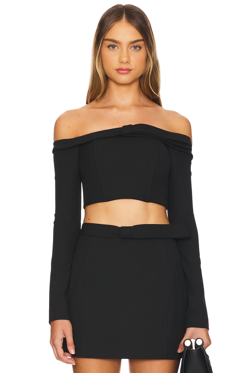 Cult Gaia Valia Top in Black | REVOLVE