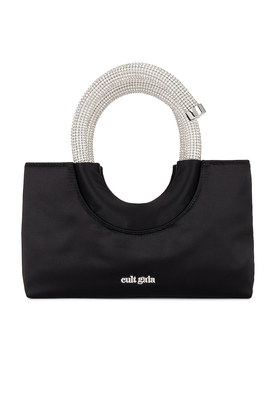 Cult Gaia Nika Top Handle Bag in Black | REVOLVE