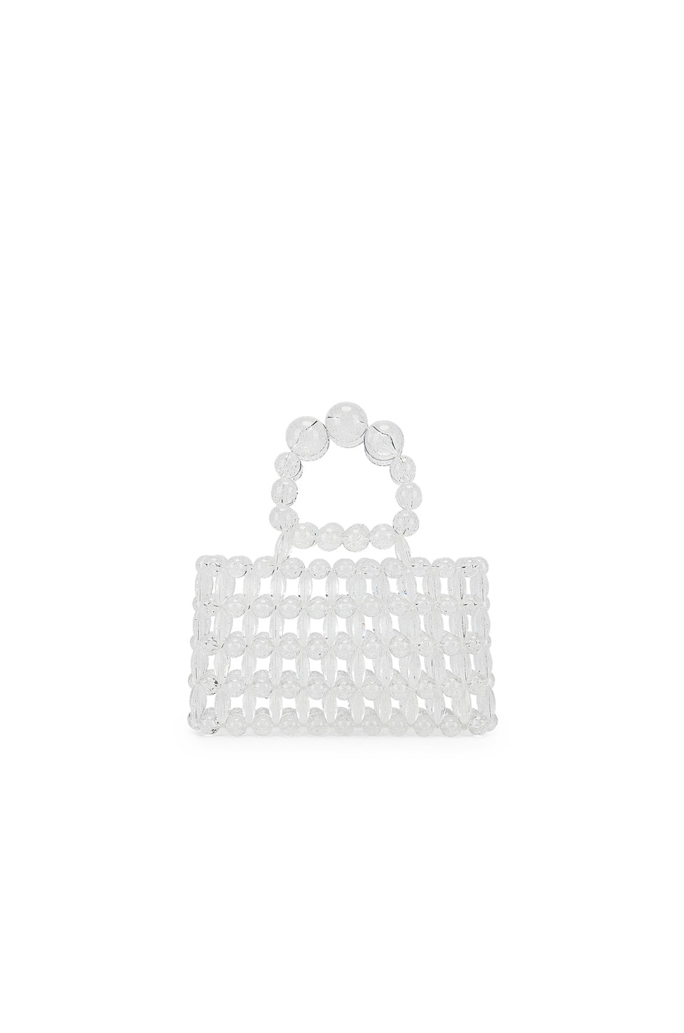 Cult Gaia Bags CULT GAIA ACRYLIC CORA IN WHITE.