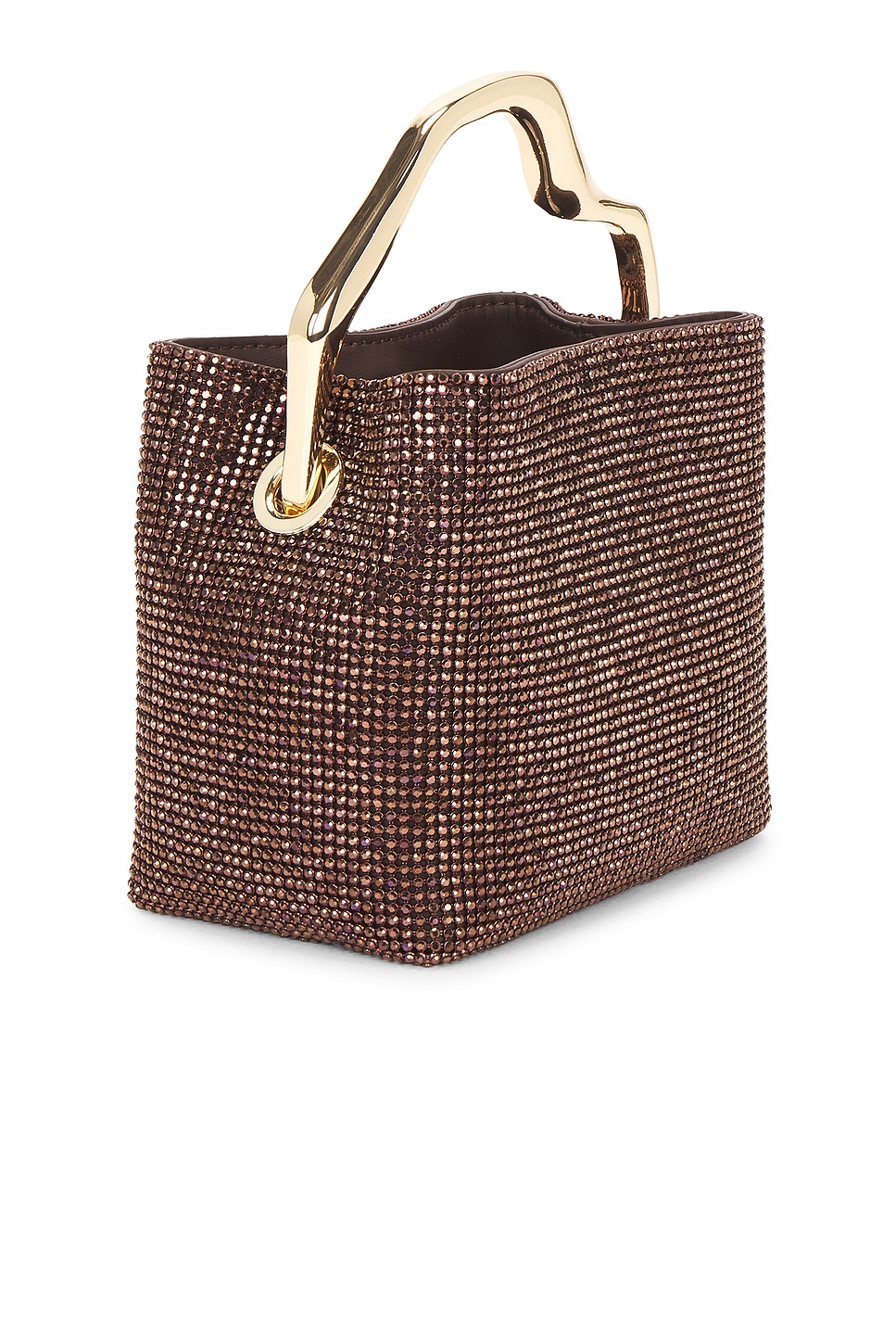 Cult Gaia Solene Mini Top Handle Bag in Java | REVOLVE