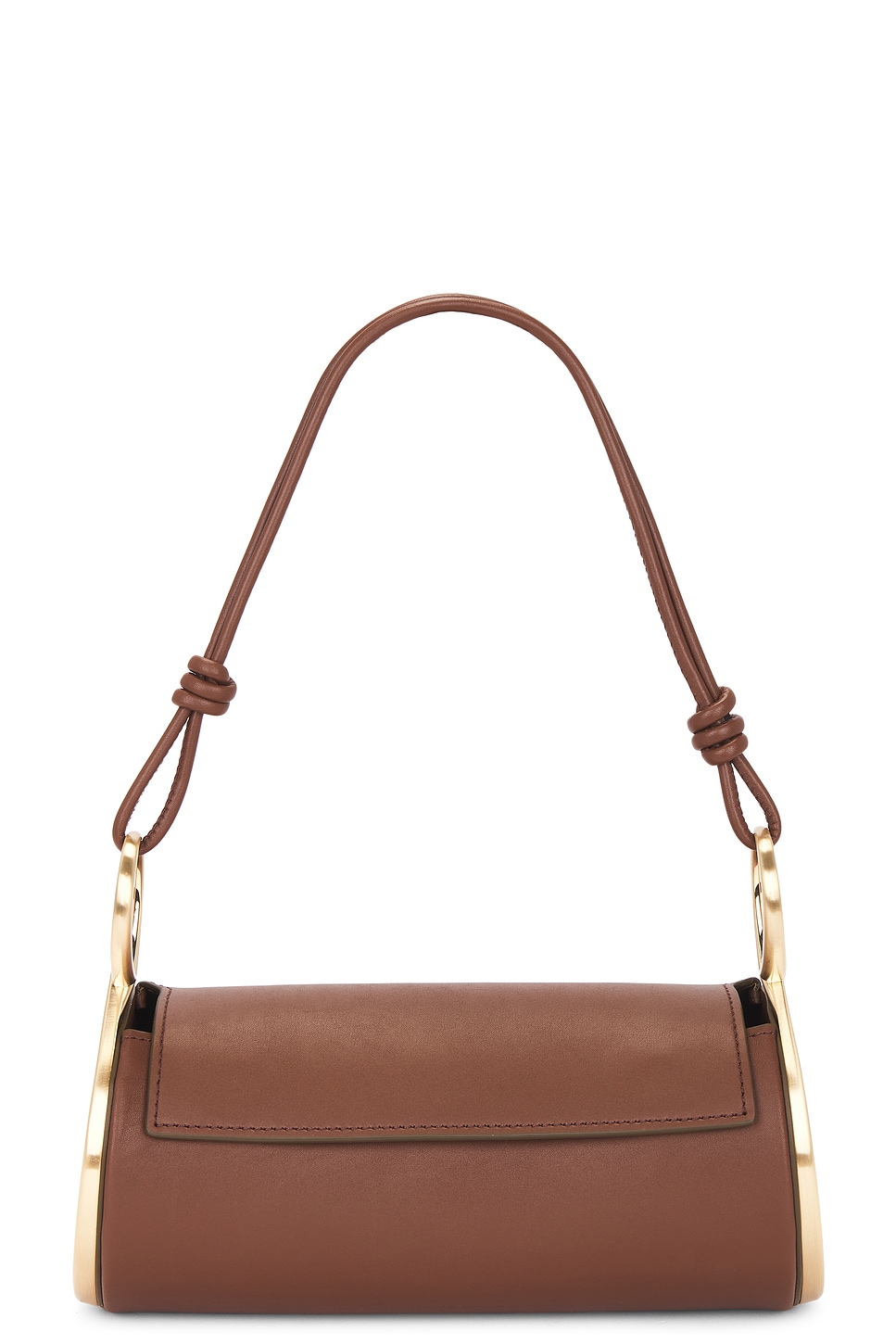 Cult Gaia Dahlia Shoulder Bag in Saddle | REVOLVE