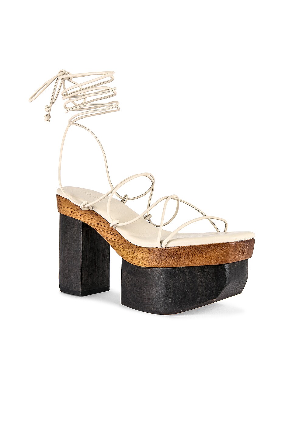 Cult Gaia Kiki Platform in Off White