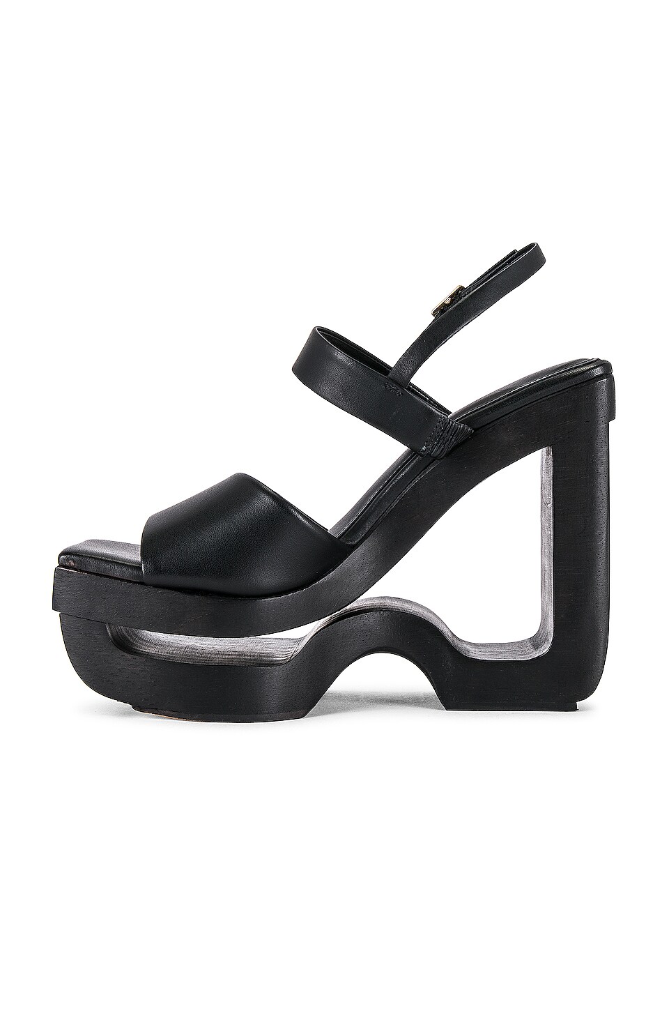 Cult Gaia Aya Platform Sandal in Black | REVOLVE