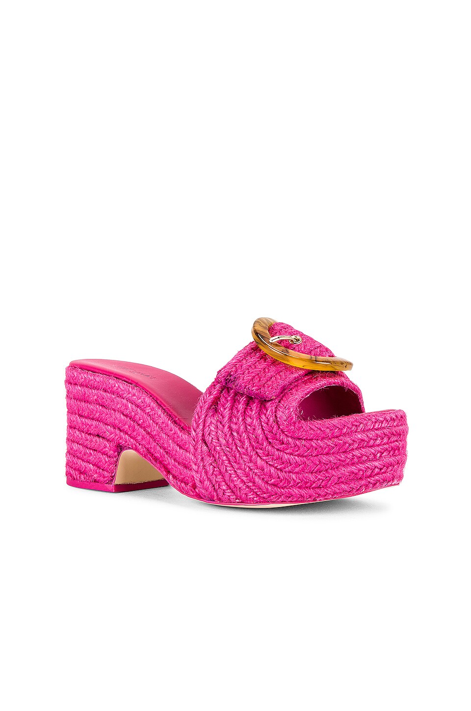 Cult Gaia Cleia Platform Sandal in Qajar Rose