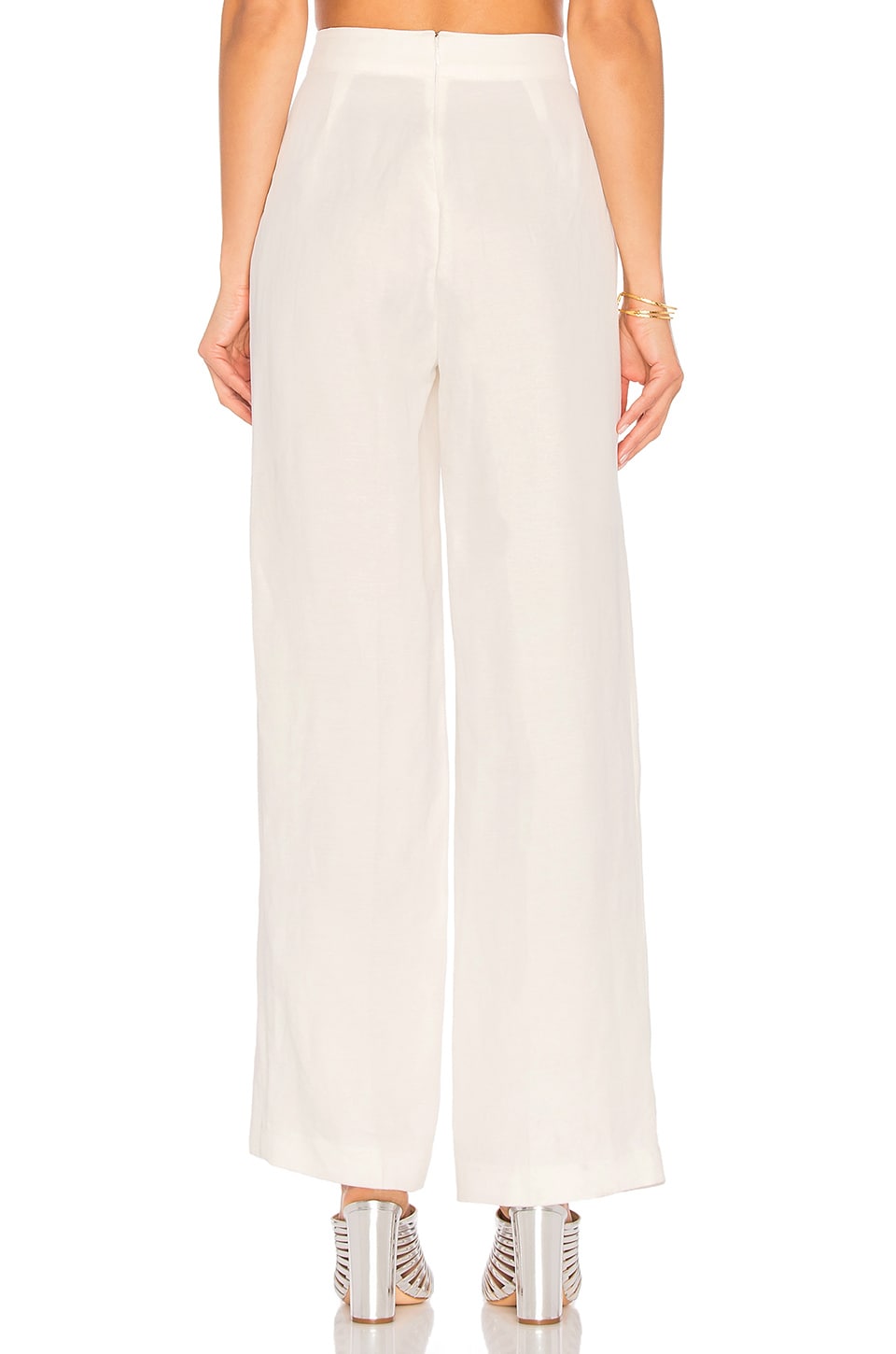 CUPCAKES AND CASHMERE 'Studio' Wide Leg Pants in White | ModeSens