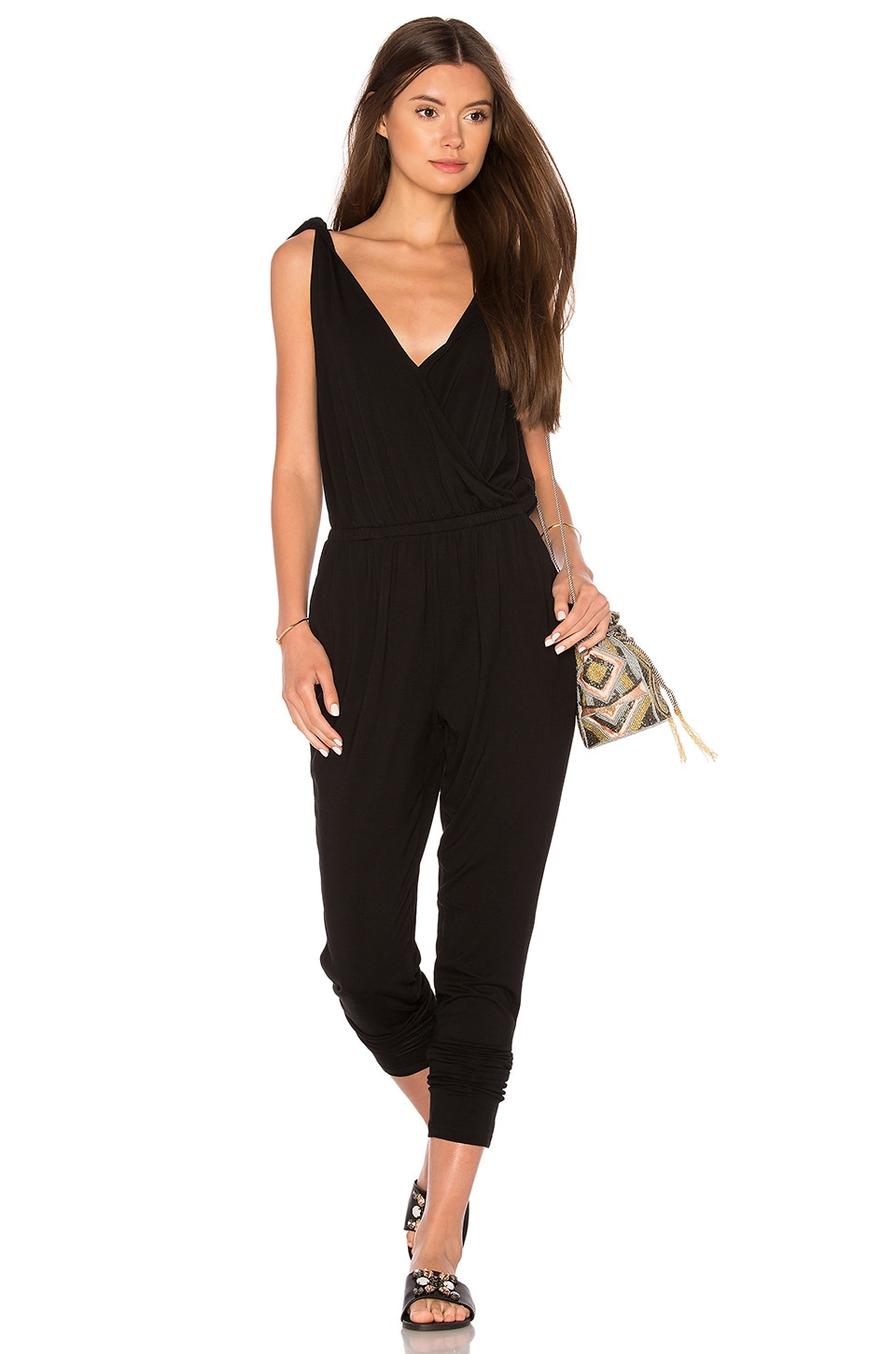 cupcakes and cashmere black jumpsuit