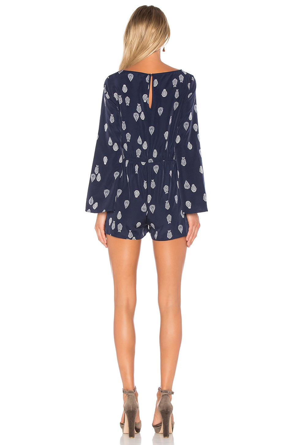 CUPCAKES AND CASHMERE Harley Pieces Of Paisley Romper in Ink ModeSens