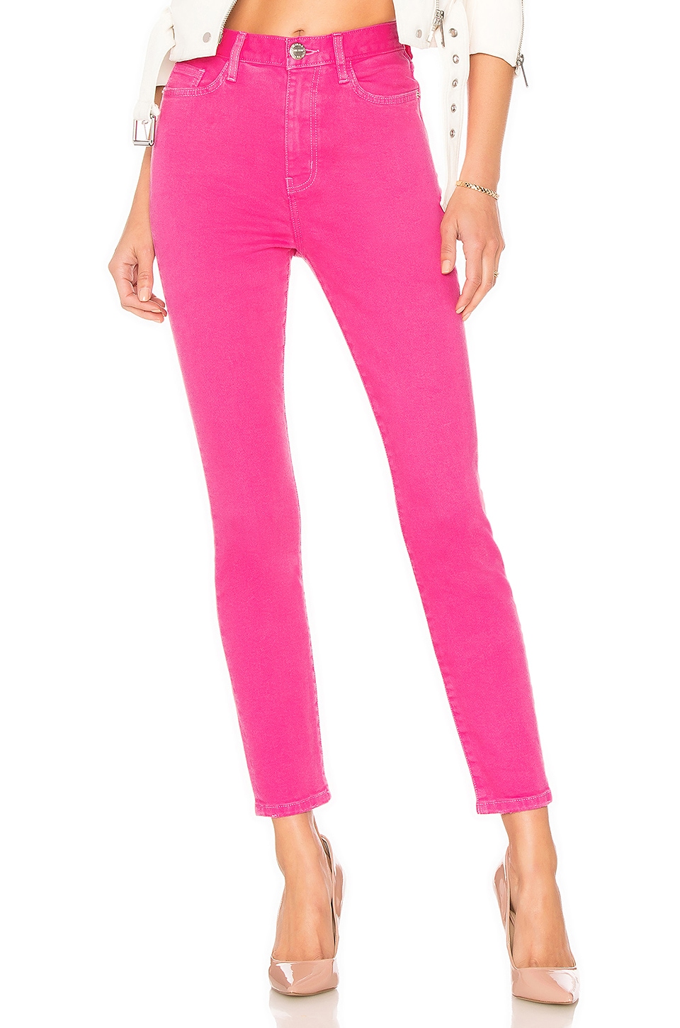 current elliott pink jeans