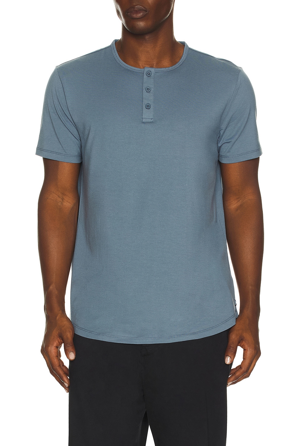 Cuts AO Henley Tee in Cadet Blue | REVOLVE