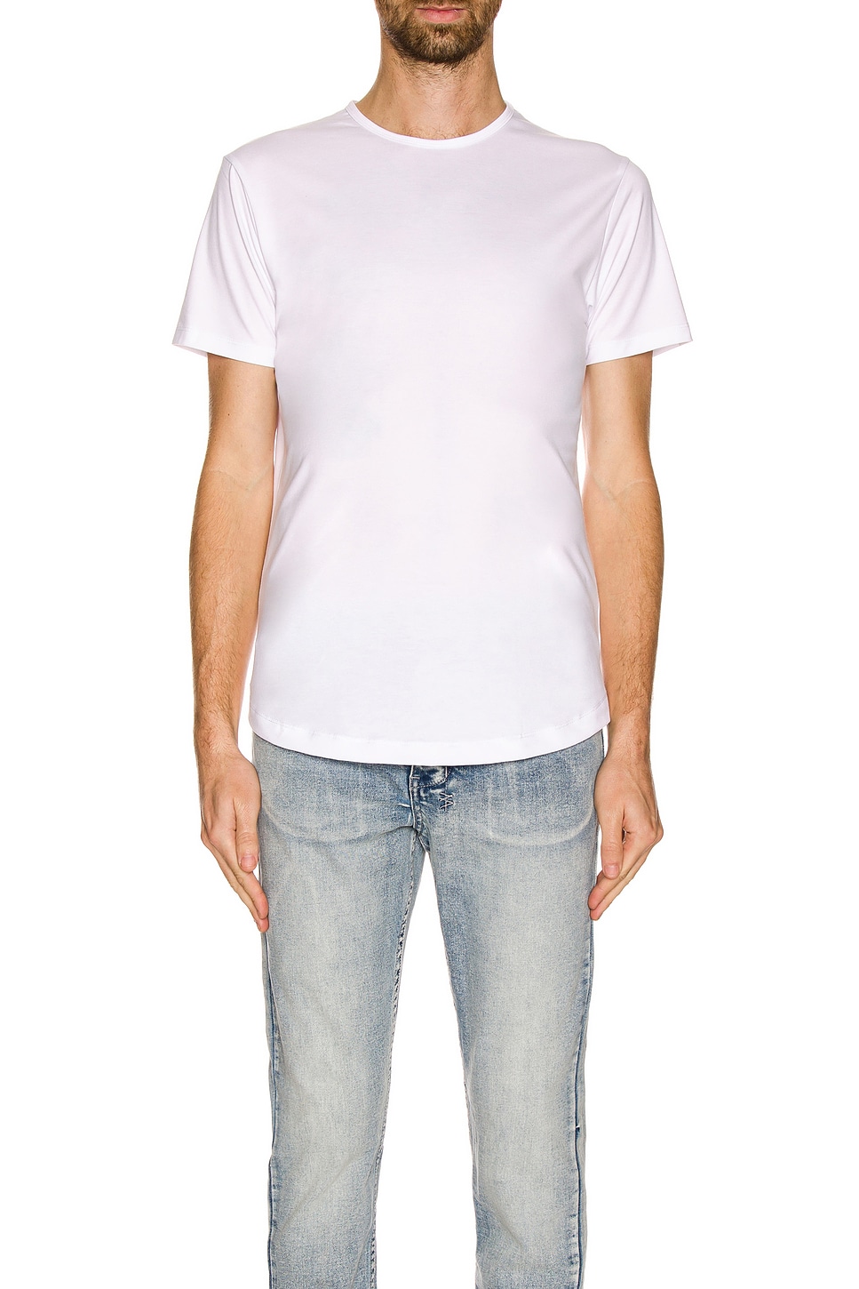 Crew Curve Hem T-Shirt