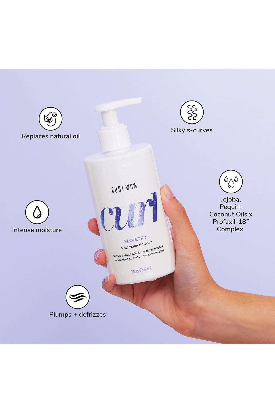 Flo-etry Vital Natural Curly Hair Serum - thumbnail 3