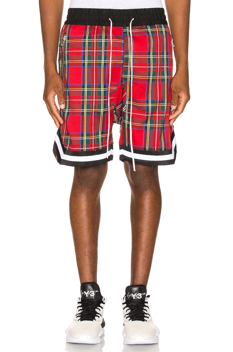 red plaid jordans