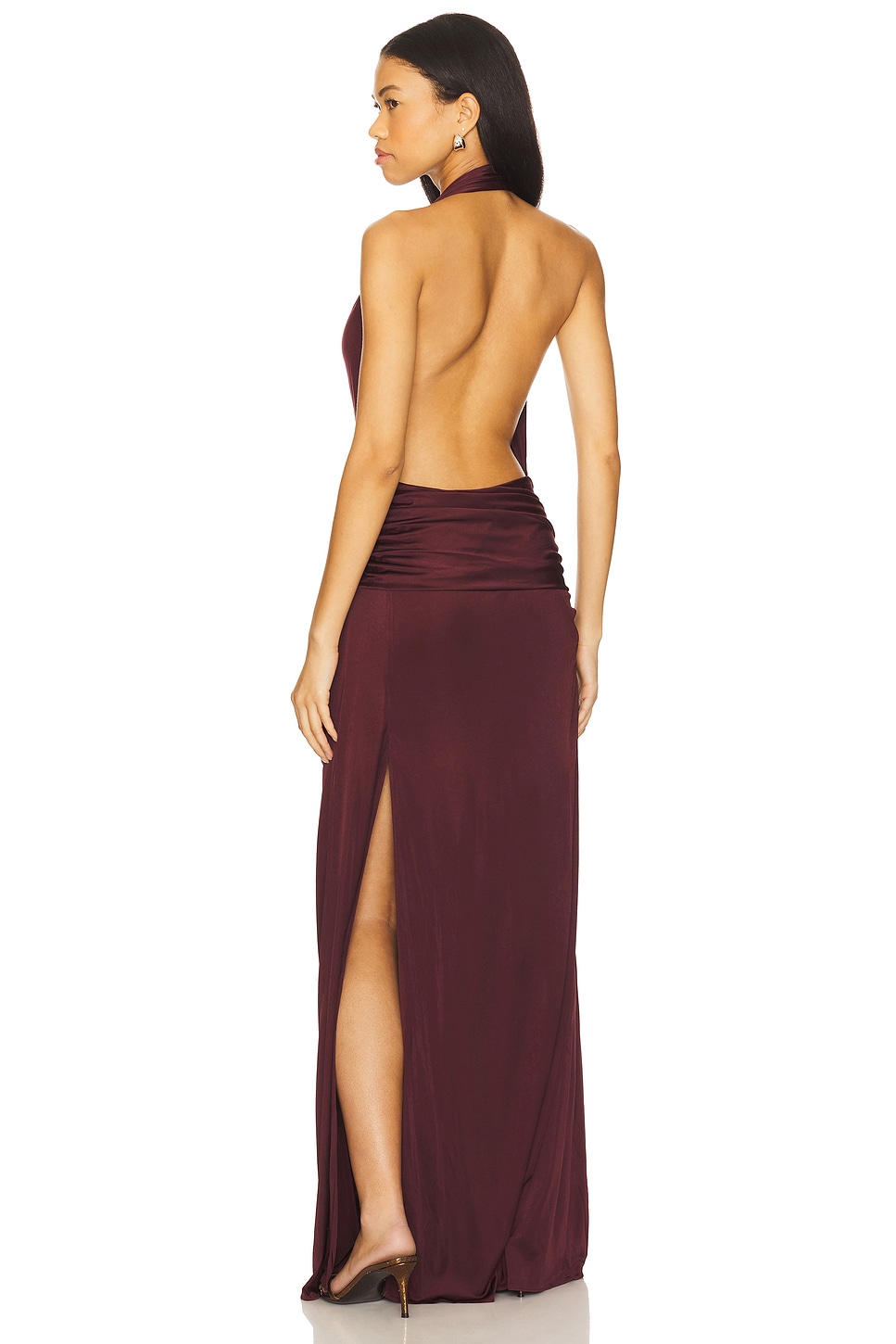 Selene Plunge Jersey Gown